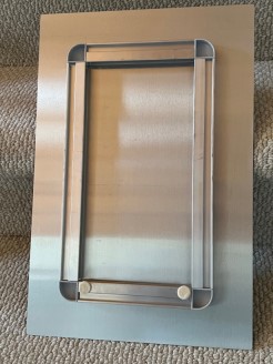 3/4" Standout Aluminum back frame
